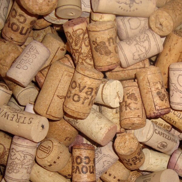 recycled wine corks